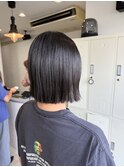 切りっぱなしボブ