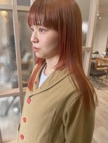 アコット(Acotto.)&nbsp;ブリーチなしダブルカラー＊ピンクオレンジ