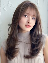 アグノス 青山(Agnos)&nbsp;レイヤーカット暗めカラーフェイスフレーミングデザインカラー