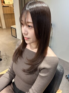 ゼン(ZEEN) 【縮毛矯正×ロングレイヤー】