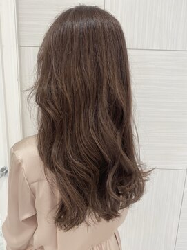 ルッソカナン(Lusso canaan) ココアブラウンロングレイヤーカット