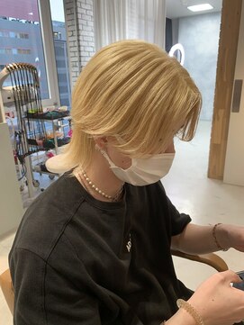 韓国風ブロンドカラー