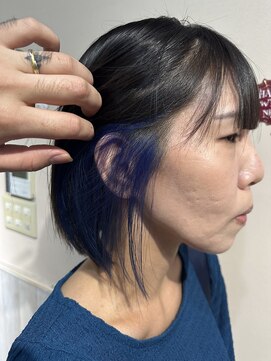 ヘア ライフ ワイレア(HAIR LIFE Wailea) イヤリングブルー