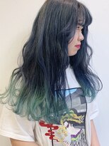 デコラ DECOR&nbsp;ネイビー×グリーングラデーション