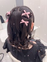 リシェル 原宿店(Ricel) ハートハーフツインアレンジ