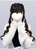 【推し活ヘアメ】編み上げハーフツイン