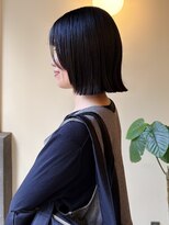 ヒントステーション(HINTSTATION)&nbsp;〈浅草美容室〉あご下ボブ/顔まわりレイヤー