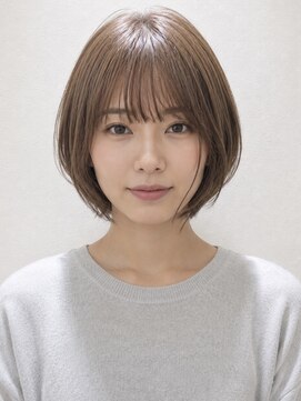 ヘイ 松本店(HEY) 【HEY 松本】ひし形ショートボブ×ミルクティーグレージュ