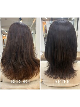 ヘアーアートシフォン 池袋西口店(Hair art chiffon) グレージュ/デザインカラー/ツートンカラー/白髪ぼかし/縮毛矯正