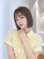 フォト 新宿三丁目(foto)&nbsp;髪質改善縮毛矯正地毛風ストレート切りっぱなしボブ