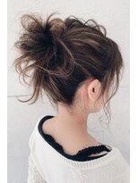 アンドヘアー 西葛西(&-HAIR)&nbsp;20代30代40代フワユルお団子ヘア（西葛西葛西）