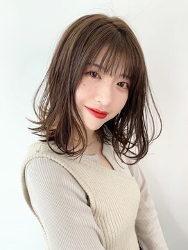 ビーハイブ 一番町店 アヴェダ(BEHIVE) 簡単スタイリングで大人かわいい×エアリーミディアムレイヤー