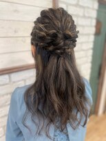 シェリール 八千代台駅(CHERIR)&nbsp;オトナカワイイ☆サイド編み込みルーズハーフアップアレンジ