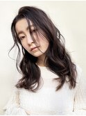 ロング×ナチュラルウェーブ
