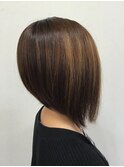 前下がりボブ