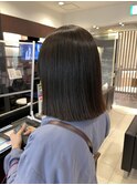 ◎切りっぱなしボブ グレージュ 大阪 天王寺
