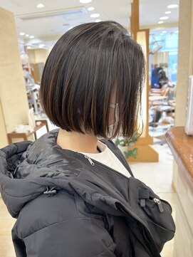 モリオ フロム ロンドン サッポロファクトリー店(morio FROM LONDON) 【morio】札幌ボブ　ぱつっと大人ボブ