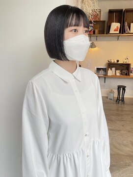 ヘアーアイストゥーレ(HAIR ICI TRE) ボブ 収まるボブ ショートボブ 担当渡辺聖