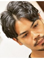 バーバースタイルズ 町田店&nbsp;センター分け×ツーブロック <町田> <理容室>