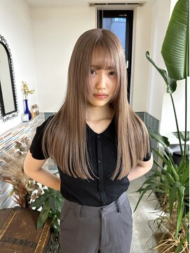 クペウ(cope'u) 透明感が欲しい方にオススメ！ブリーチあり透明感ブラウン