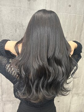 スターズ 川越店(STARS) 艶感　グレージュアッシュカラー　透明感　20代30代　ロング