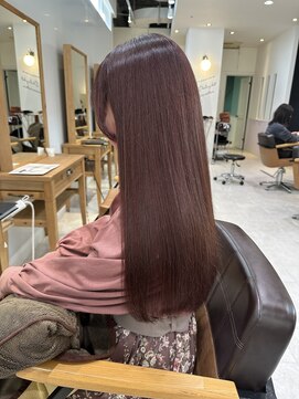 ヘアーメイクブランニュー セントラル 西大寺店(hair make Brand new central) 髪質改善◎ピンクブラウン