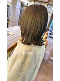 一度はしてみたい★オリーブベージュ★★《下岡優花》