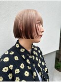ボブ/ミニボブ/顔周りレイヤーカット/ショートボブ/外はねボブ