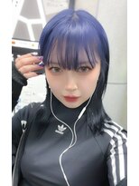 ボックスミコ(Box mico.)&nbsp;色落ちまで可愛い！ブルールーツカラー☆