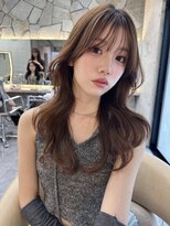 サイン 渋谷(SIGN)&nbsp;韓国ヘアーハッシュカットレイヤーカットグレージュブリーチ無し