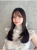 ローレイヤーカット/髪質改善/シースルーバング/顔周りカット
