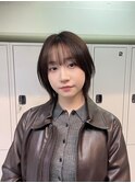 NMIXX へウォン風　ハッシュカットスタイル