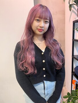 イル(ill) ピンクカラー ピンクページュ ブリーチ2回