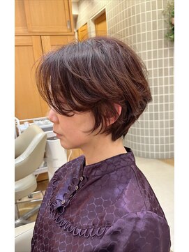 ユウヘアー 三軒茶屋店(U Hair) スタイリング楽々/ふんわりショート/大人ショートスタイル