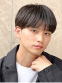 黒髪マッシュナチュラルマッシュメンズヘア韓国ツーブロック