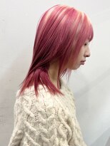 ベレーザ 渋谷(BELEZA) 12293艶髪ホワイトピンクラベンダーミルクティーハイライト