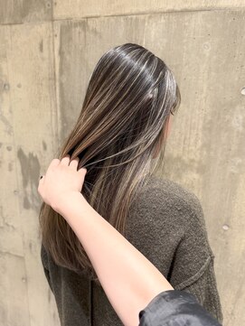 ガレリアエレガンテ 栄店(GALLARIA Elegante) ハイライト/地毛ハイライト/白髪ぼかし/ロングレイヤー