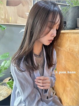 パム 王子(PAM.) 【hana】ナチュラルストレートロング(王子)