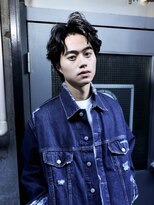 エムスラッシュ ストリートマーケット スマートサロン センター北(M.SLASH)&nbsp;ニュアンスデザイン/立ち上げ前髪/黒髪/コンマヘア/センター北