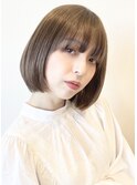 【 Ｉ. 】30代からのナチュラル前下がりショートボブ　川口