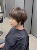 40代50代60代白髪マッシュショートボブ大人美人くびれ髪質改善