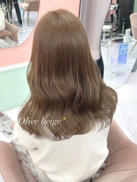 ガーランド(Girland) 【girland】オリーブベージュ/韓国風/レイヤーカット