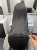 ロングヘアーグレージュ髪質改善 松阪美容室