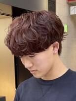 フィフス 仙台(fifth) 仙台メンズパーマルーズパーマシースルマッシュウルフ毛流れ緩め