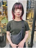 ウルフカットウルフヘアレイヤーカットショートウルフ春カラー