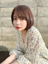 Gran mile hair【グランマイルヘアー】【3月7日NEW OPEN(予定)】&nbsp;透明感たっぷりのハイライトボブ　20代30代40代50代