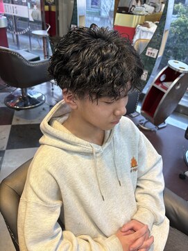 グリッツ (GLITZ) メンズカットツイストスパイラルパーマ