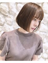 モアナ バイ ヘッドライト 二俣川店(Moana by HEADLIGHT) Moana【二俣川】#ミニボブ#ベージュ#髪質改善トリートメント