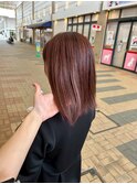 イメチェン/ピンクベージュ/アンブレラカラー/前髪/印西牧の原駅