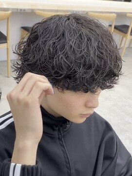 フィフスパーク(fifth PARK) 渋谷波巻きパーマ束感ツイストスパイラル無造作メンズパーマ色気